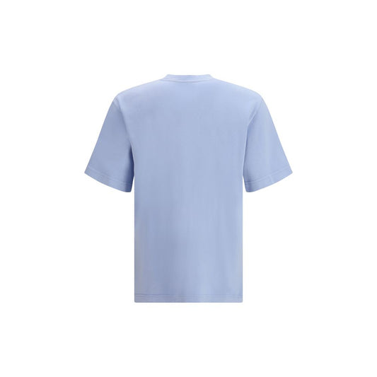 Blue Cotton Sleeveles T-Shirt