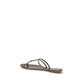Brown Calf Leather Bos Taurus Flat Sandals
