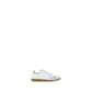 White Calf Leather Bos Taurus Low Top Sneakers