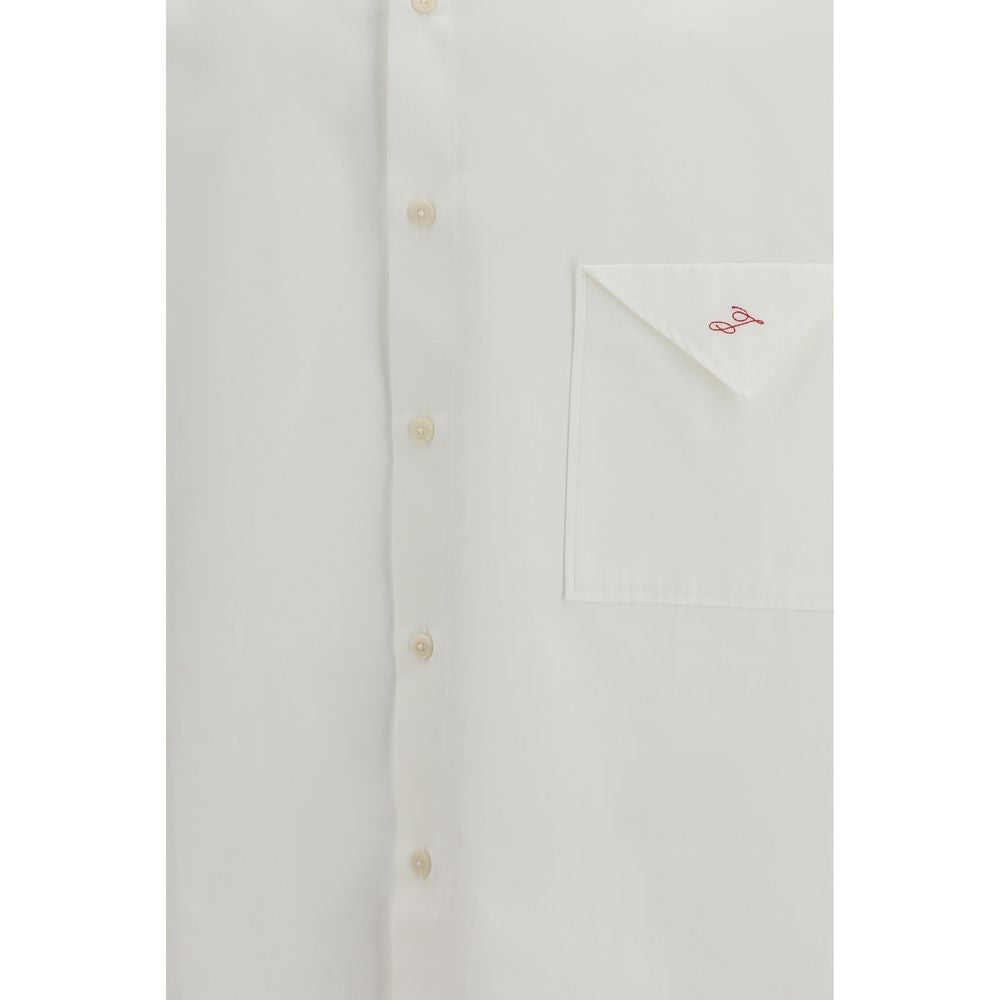 White Cotton Dress Shirt