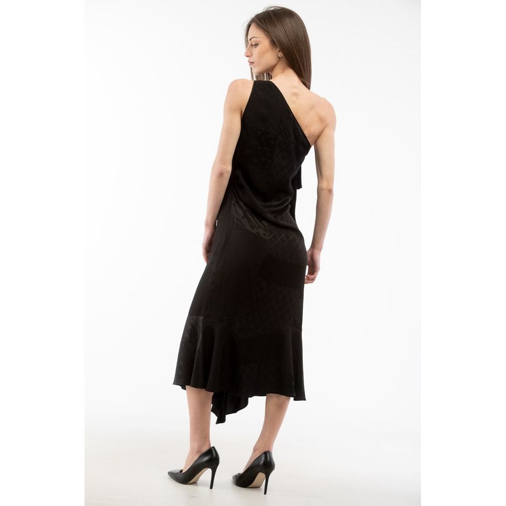 Black Viscose Cocktail Dress