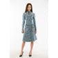Blue Cotton Casual Dress