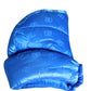 Men Blue Logo Print Whole Head Wrap Capello Hat