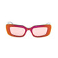 Multicolor Injected Sunglasses