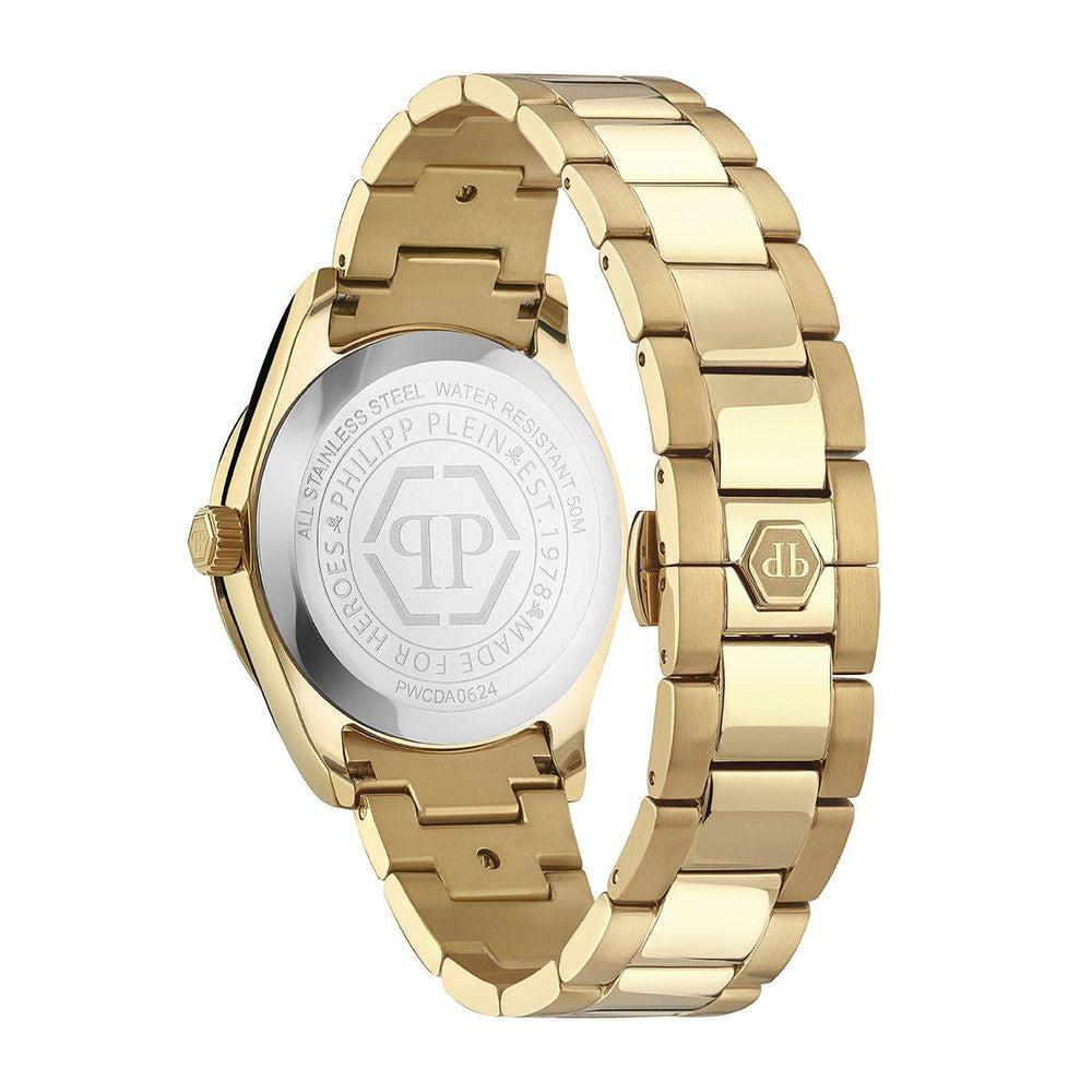 Gold Stainless Steel Dress Watch