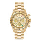 Gold Stainless Steel Dress Watch