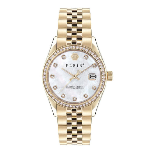 Gold Stainless Steel Dress Watch