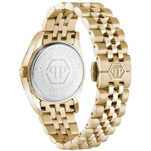 Gold Stainless Steel Dress Watch