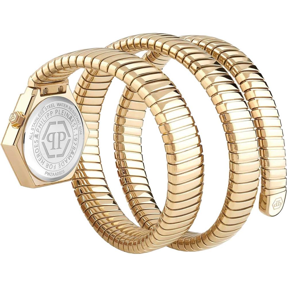 Gold Stainless Steel Dress Watch