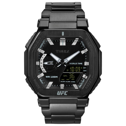 Black Stainless Steel Sport Watch