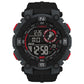 Black Rubber Sport Watch