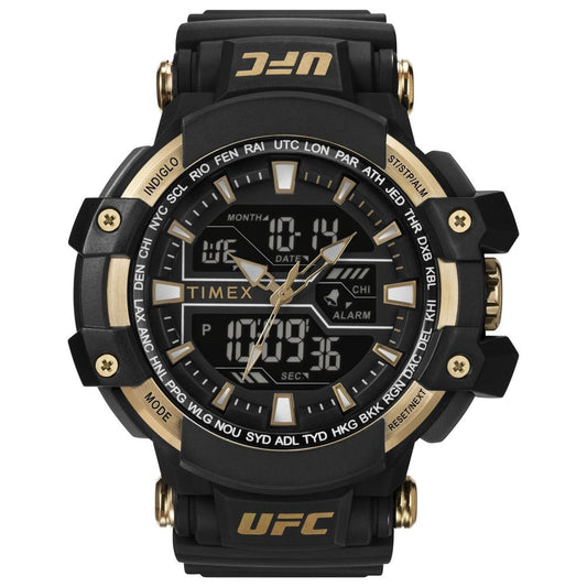 Black Rubber Sport Watch