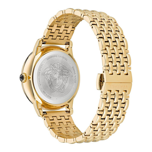 Gold Stainless Steel Dress Watch