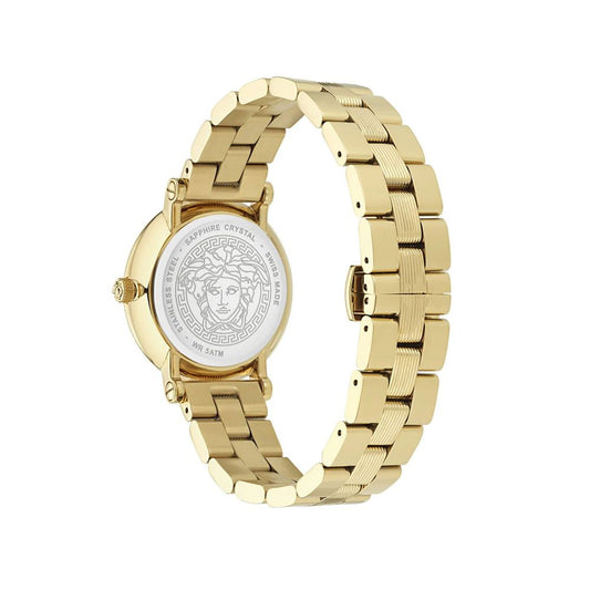 Gold Stainless Steel Dress Watch
