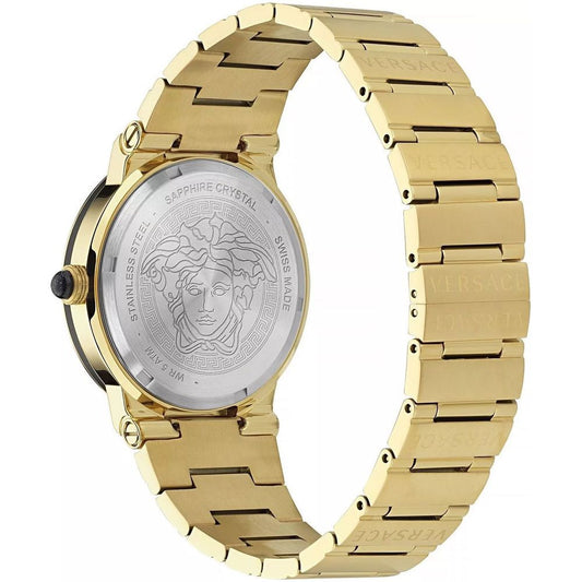 Gold Stainless Steel Dress Watch