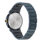 Blue Stainless Steel Dress Watch