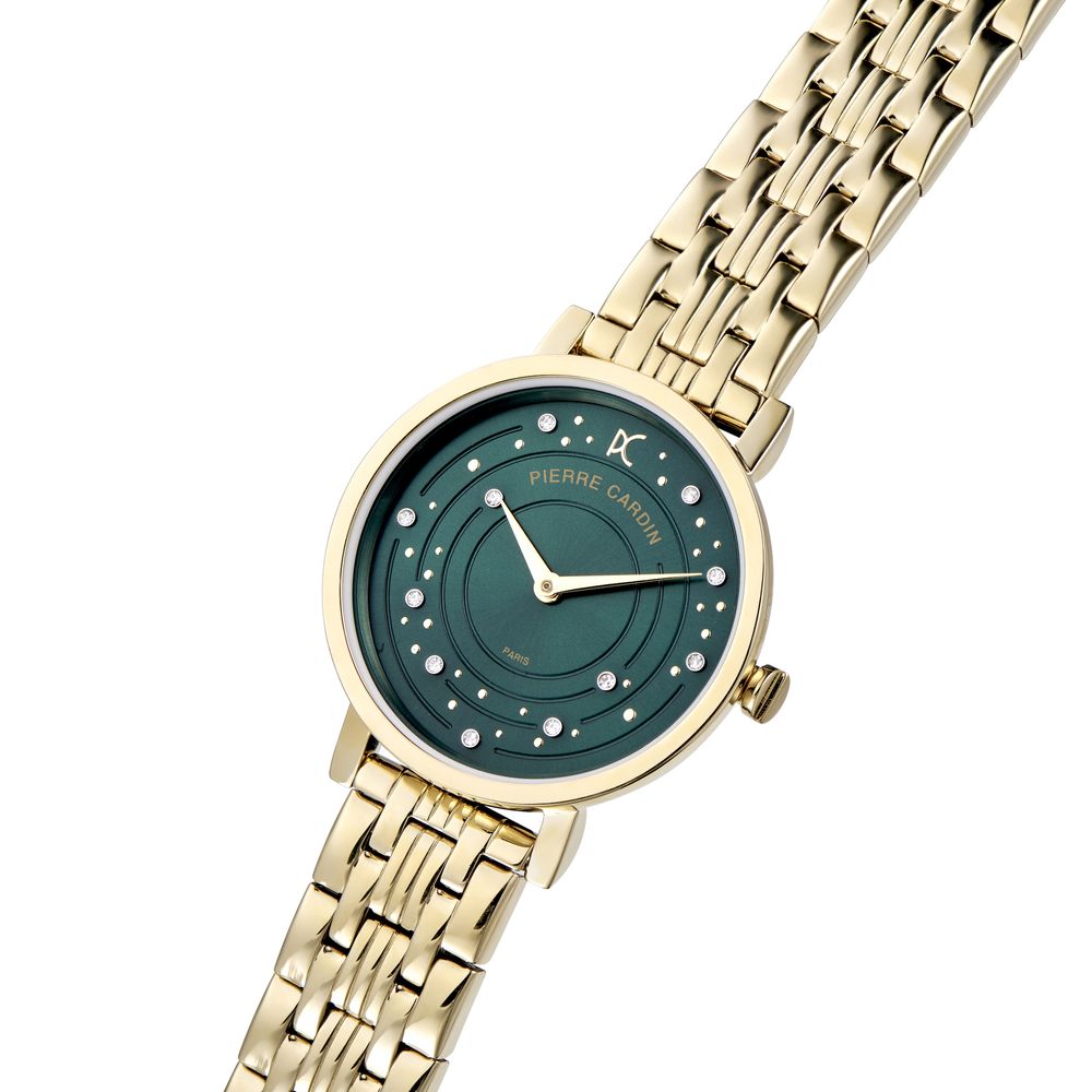 Gold Stainless Steel Dress Watch