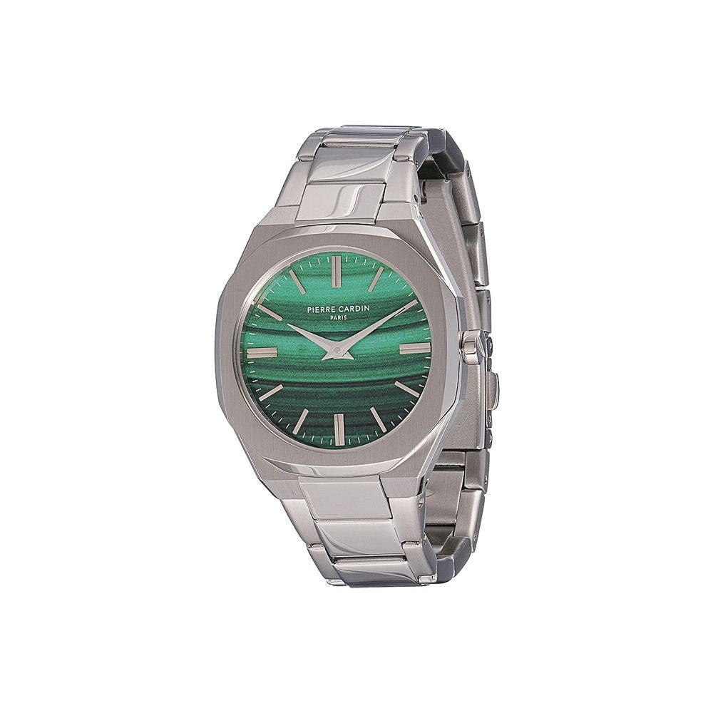 Gray Stainless Steel Dress Watch