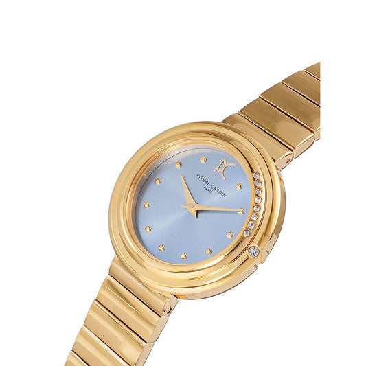 Gold Stainless Steel Dress Watch