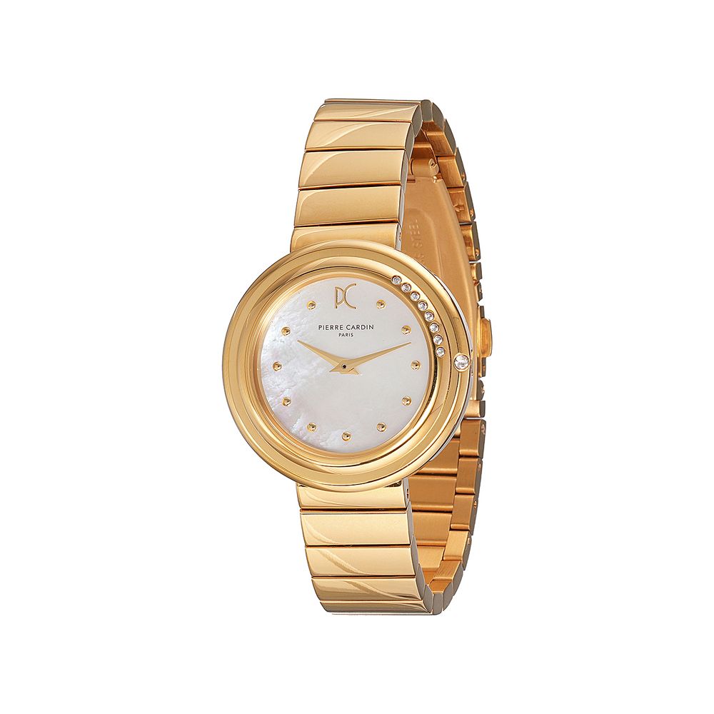 Gold Stainless Steel Dress Watch
