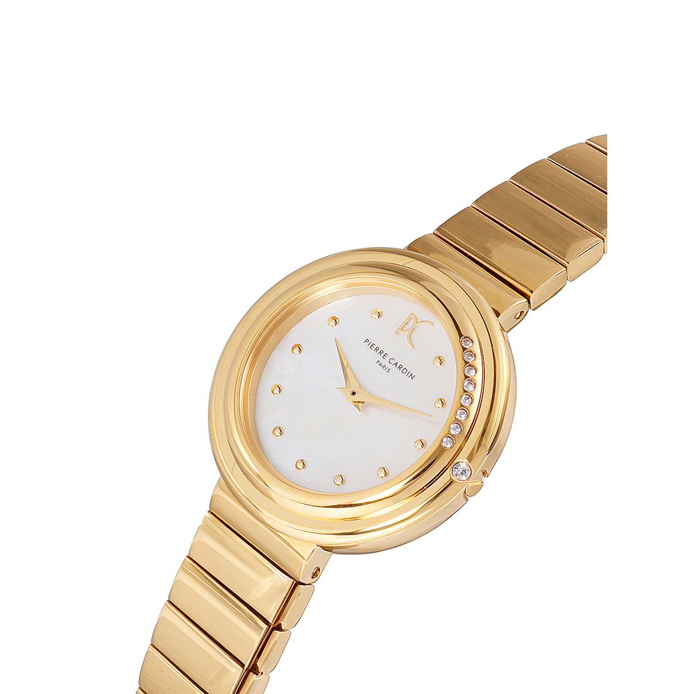 Gold Stainless Steel Dress Watch