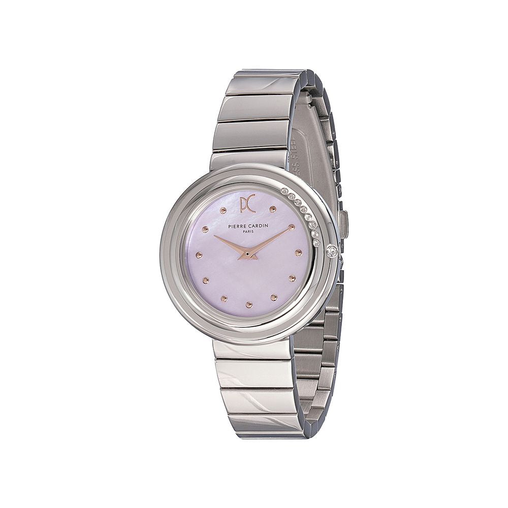 Gray Stainless Steel Dress Watch