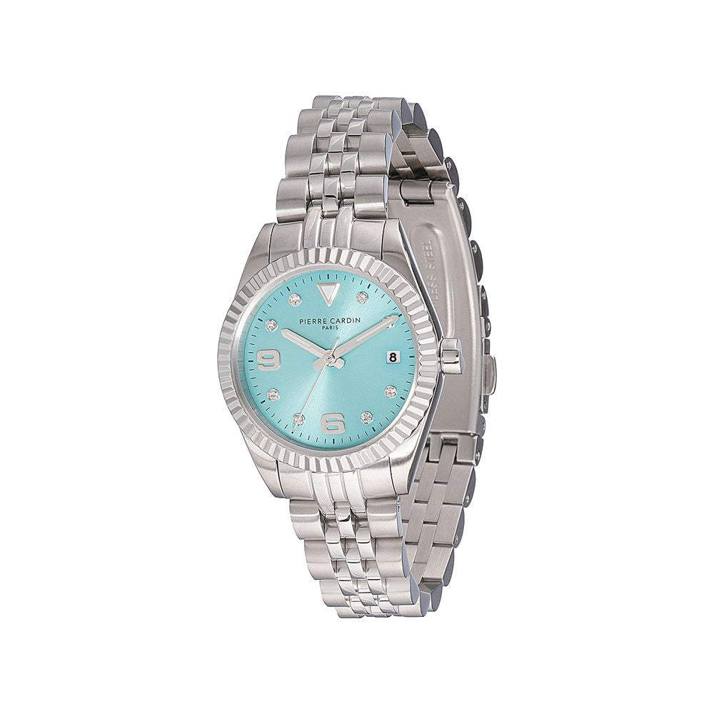 Gray Stainless Steel Dress Watch