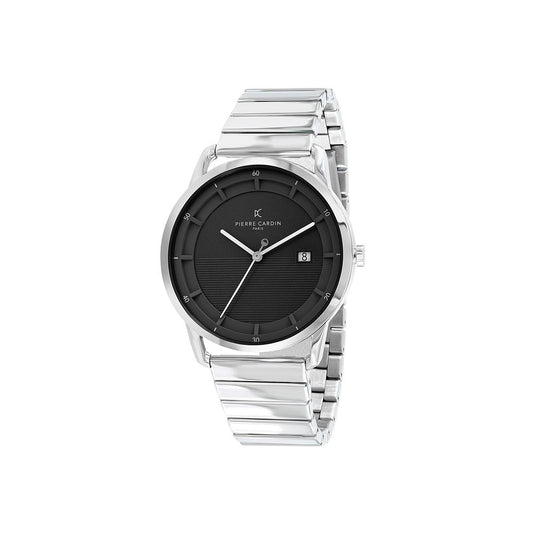 Gray Stainless Steel Dress Watch