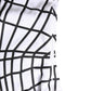 Men White Stripes Nylon Ski Mask Balaclava Hat
