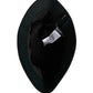 Men Black Floral Print Nylon Fisherman Cap Hat