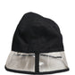 Black Cotton Plastic Fisherman Bucket Capello Hat