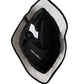 Black Cotton Plastic Fisherman Bucket Capello Hat