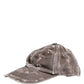 Men Brown Cotton Distressed Baseball Capello Hat