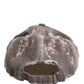 Men Brown Cotton Distressed Baseball Capello Hat