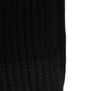 Black Cashmere Knitted Men Neck Warmer One Size Scarf