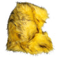 Yellow Modacrylic Fur Women Bucket Capello Hat
