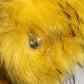 Yellow Modacrylic Fur Women Bucket Capello Hat