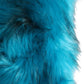 Blue Modacrylic Fur Women Bucket Capello Hat