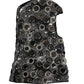 Black Wool Crystal Embellished Balaclava Hat
