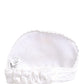 White Cotton Embroidered DG Crystal Headwear Hat
