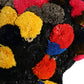 Multicolor Pom Poms Sequin Embellishment Hat