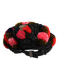 Multicolor Pom Poms Sequin Embellishment Hat