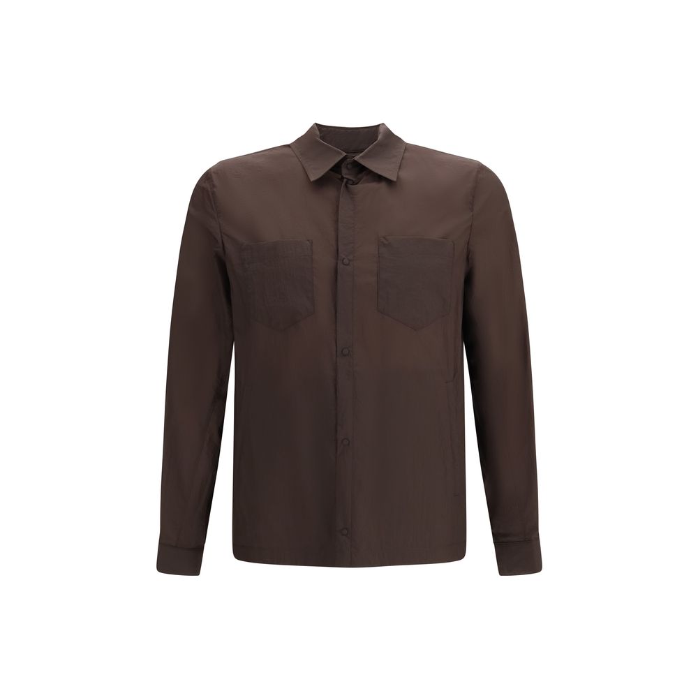 Brown Polyamide Shirt