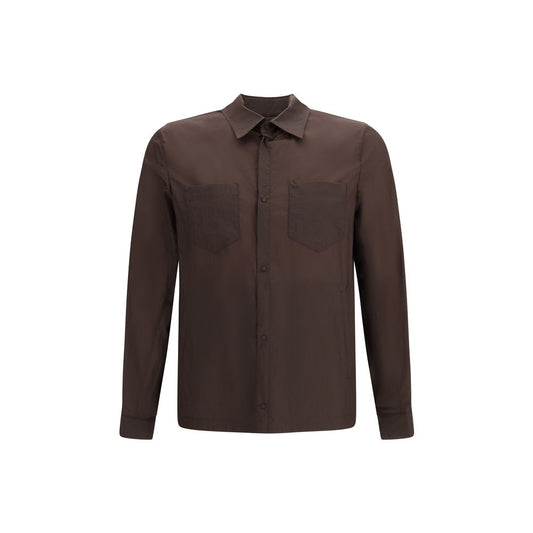 Brown Polyamide Shirt