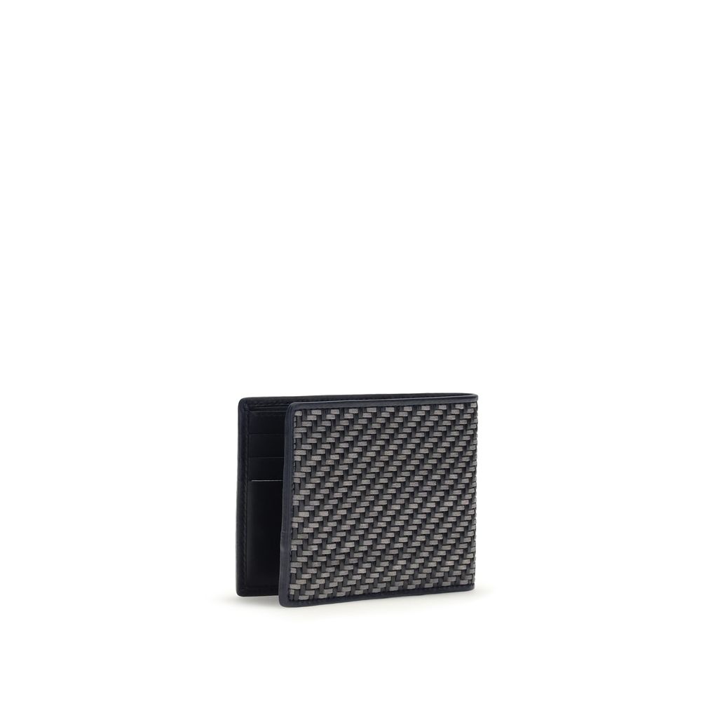 Gray Calf Leather Bos Taurus Wallet
