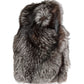 Brown Faux Fur Whole Head Wrap Capello Hat