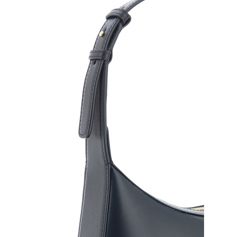 Black Calf Leather Bos Taurus Shoulder Bag