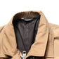 Brown Single Breasted Layered Coat Jacket