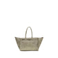 Beige Calf Leather Bos Taurus Shoulder Bag
