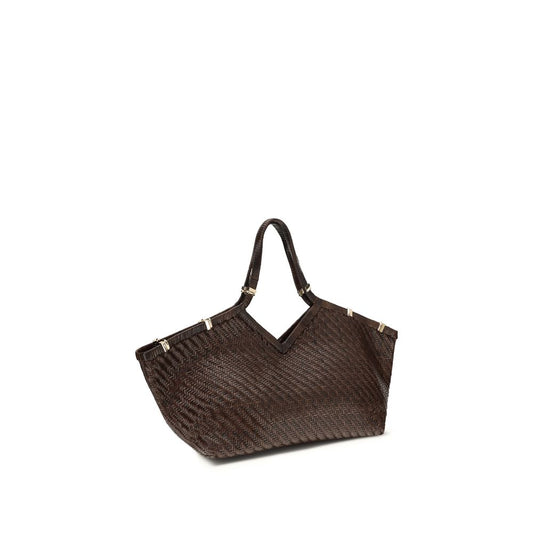 Brown Buffalo Leather Handbag